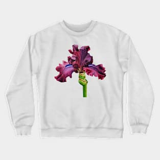 Purple Iris Crewneck Sweatshirt